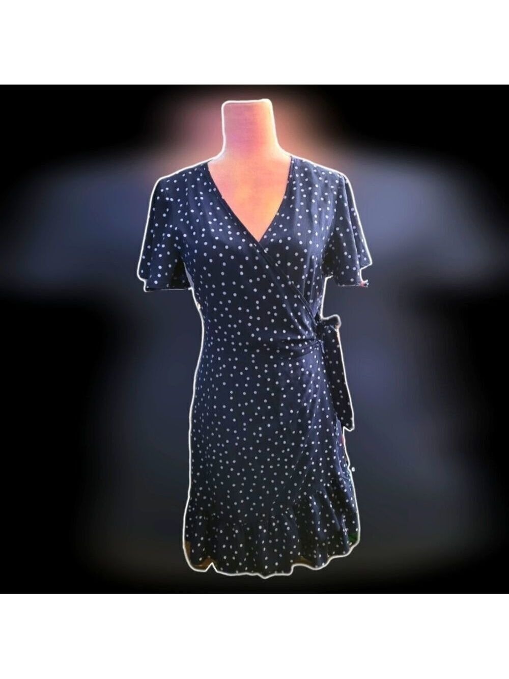 Forever 21 Polka Dot Dress Sz Small
